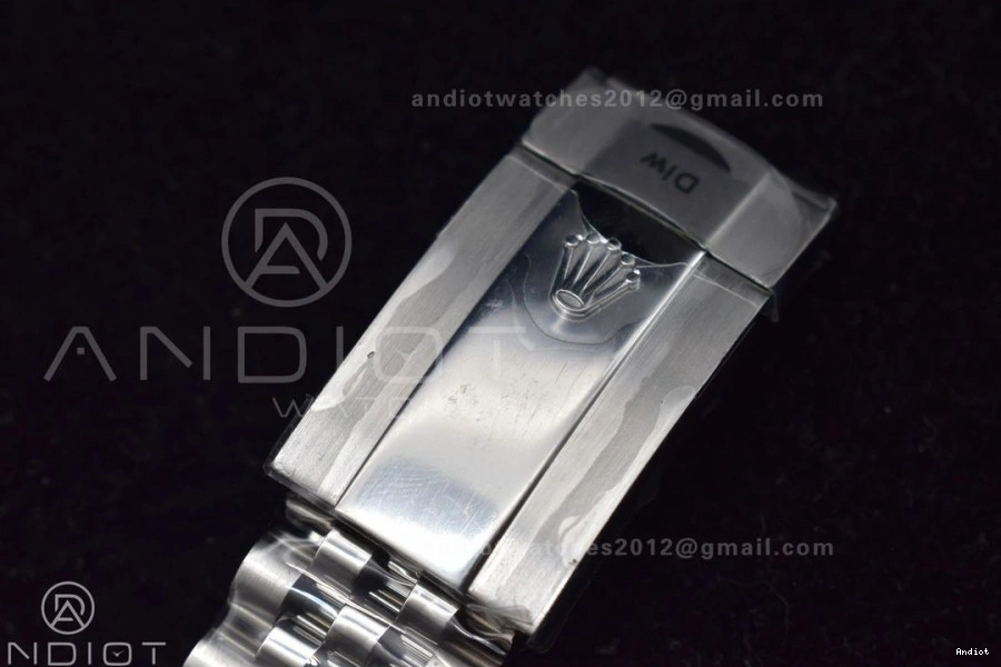 Stick Dial Best DateJust Jubilee 904L 41 SA3235 DIWF Bracelet Edition Grey on Steel 1:1 126334 0318